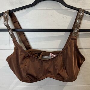 Victoria's Secret | NWOT Very Sexy Bralette Brown Embellished Women's Size Small